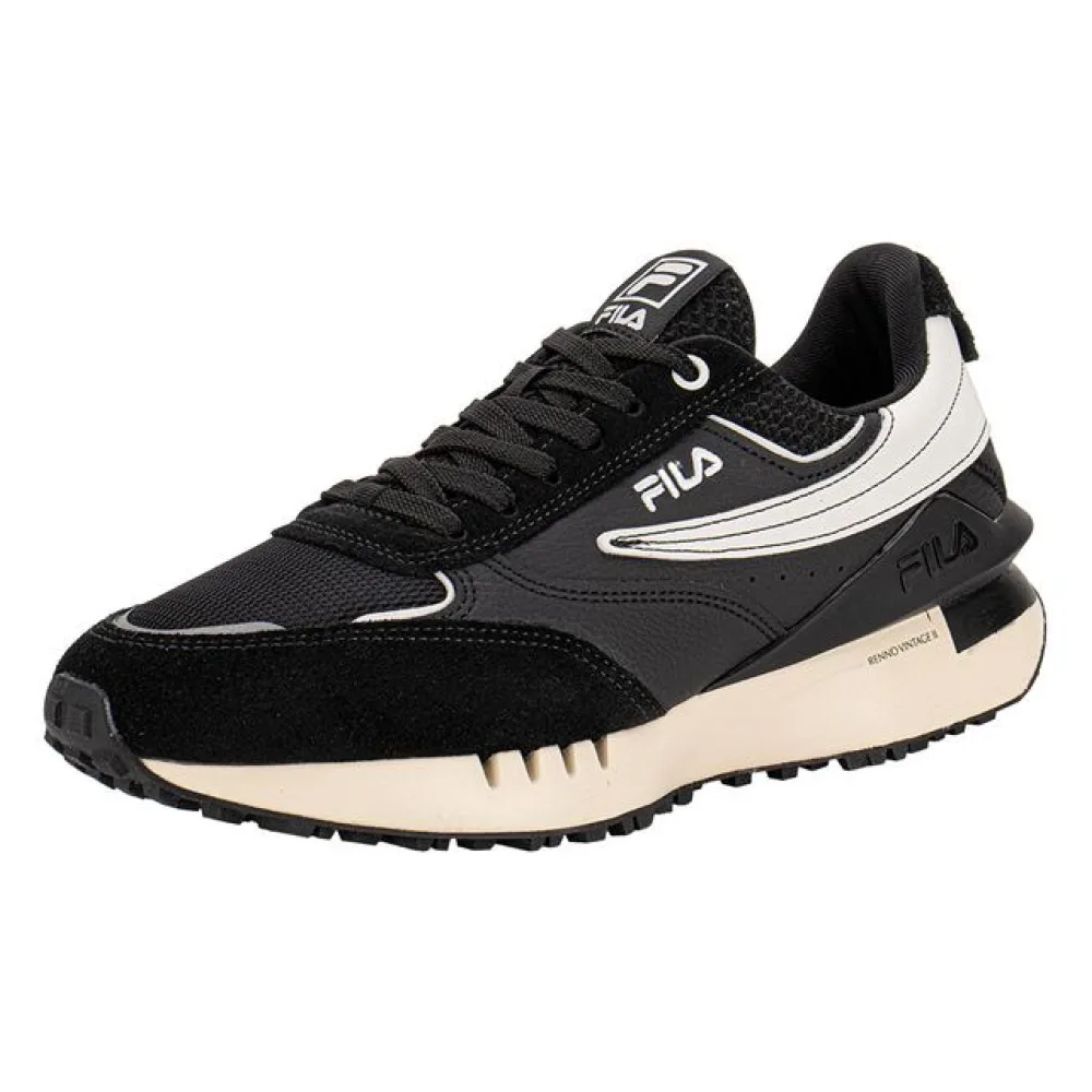 Tênis Masculino Renno Vintage 2 Fila F01L00261 PRETO/BRANCO 39