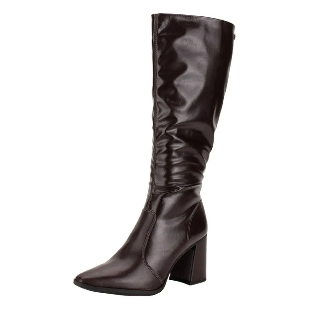 Bota Feminina Cano Alto Dakota D0433 CAFÉ 34