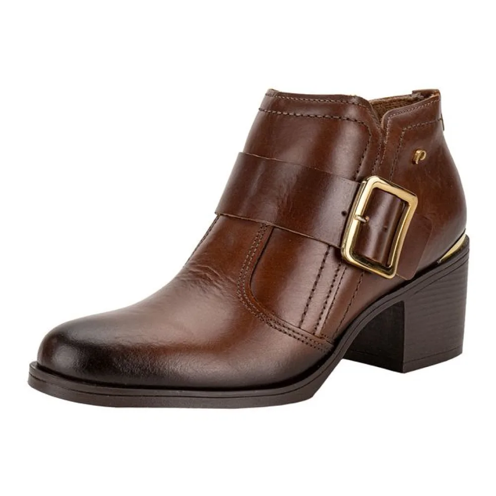 Bota Feminina Cano Baixo Pegada 280307 CAFÉ 39
