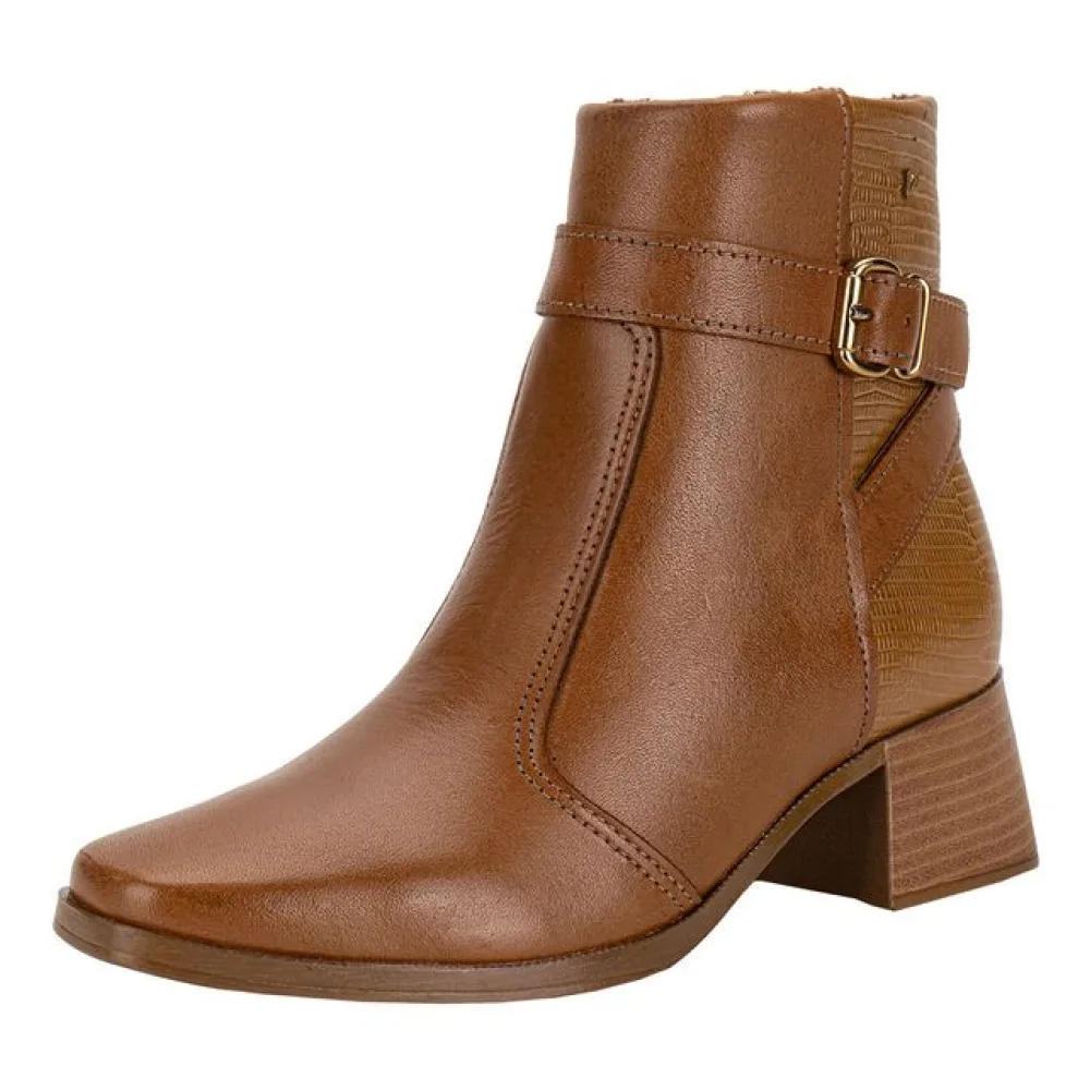 Bota Feminina Cano Baixo Pegada 282353 CARAMELO 34