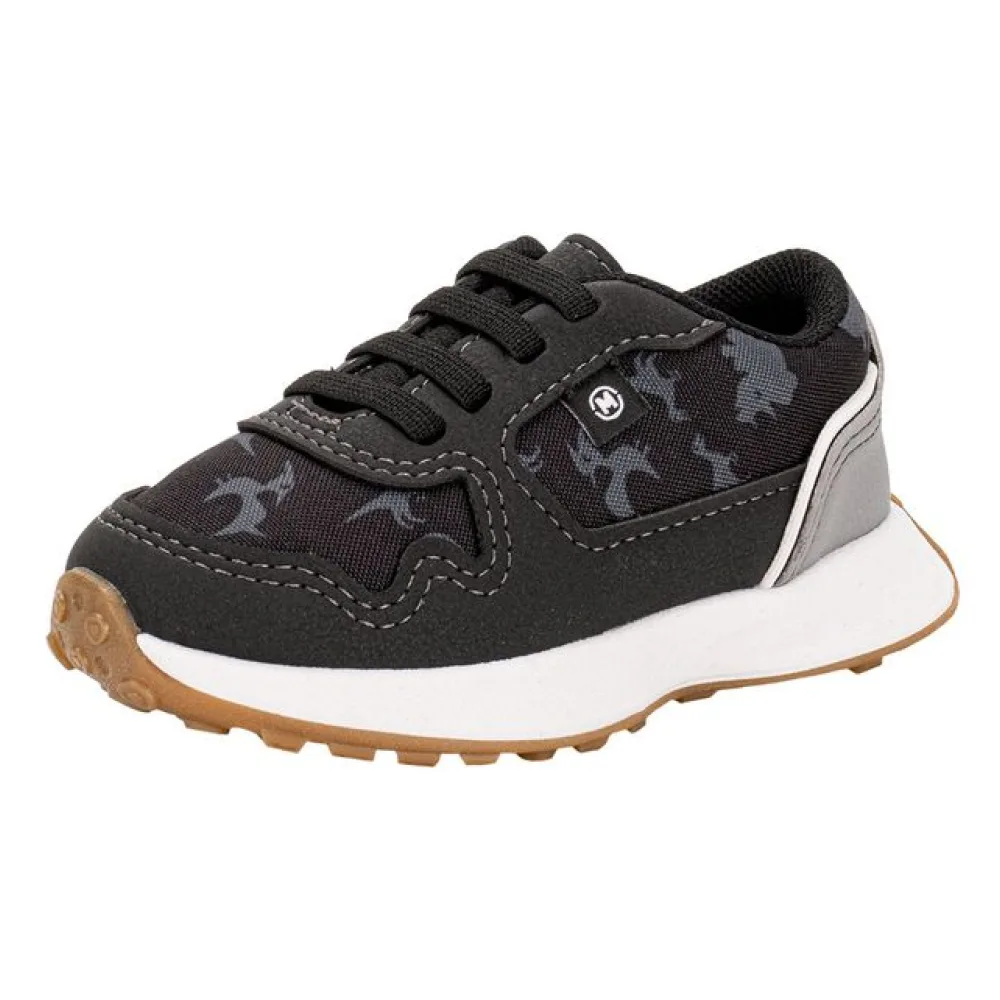 Tênis Infantil Masculino Baby Molekinho 2638104 PRETO/CINZA 19