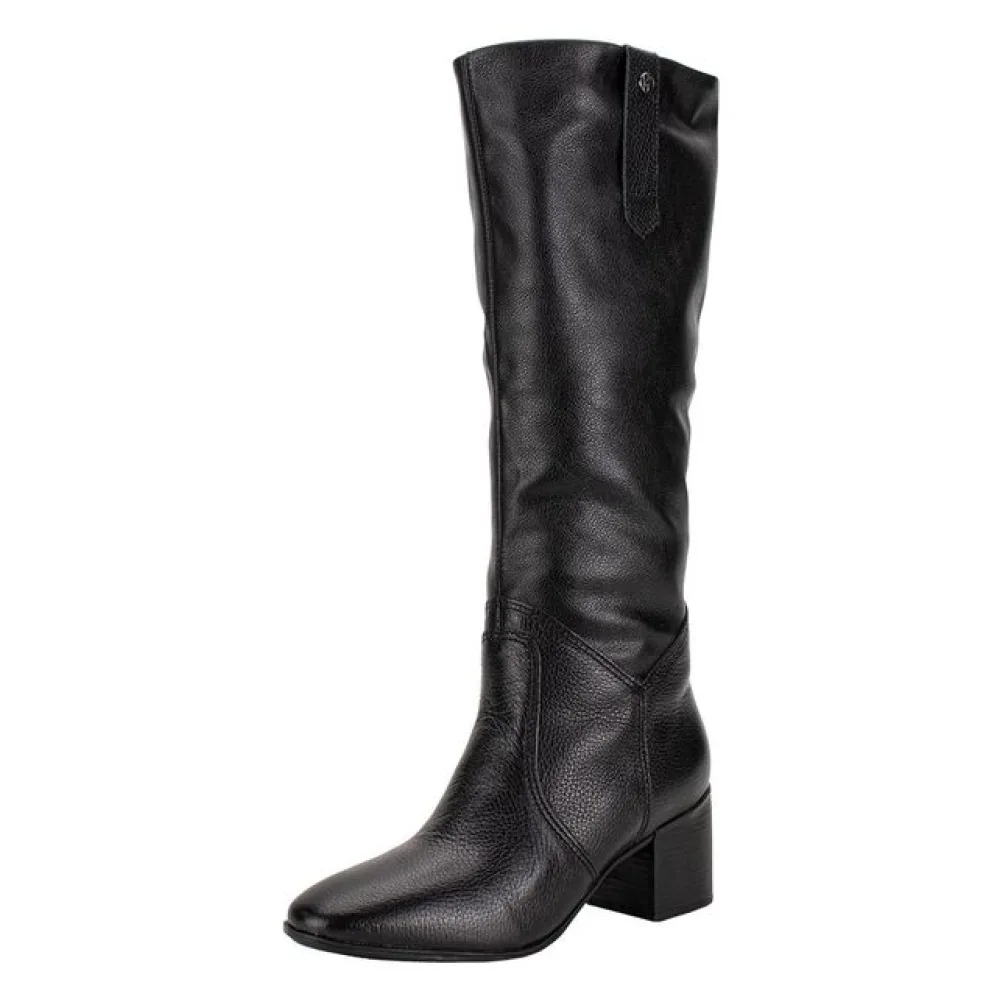 Bota Feminina Cano Alto Bottero - 314281 PRETO 01 34