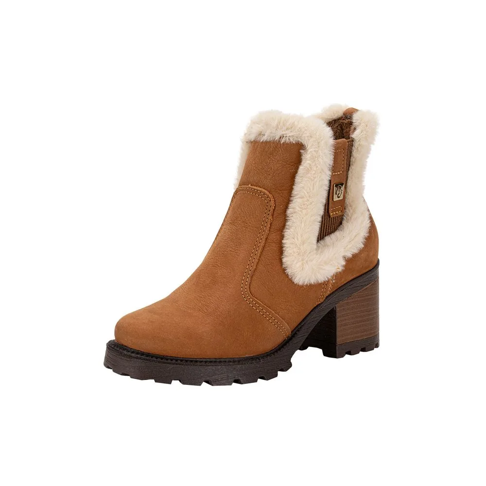 Bota Feminina Cano Baixo Pegada 281307 CAMEL 33