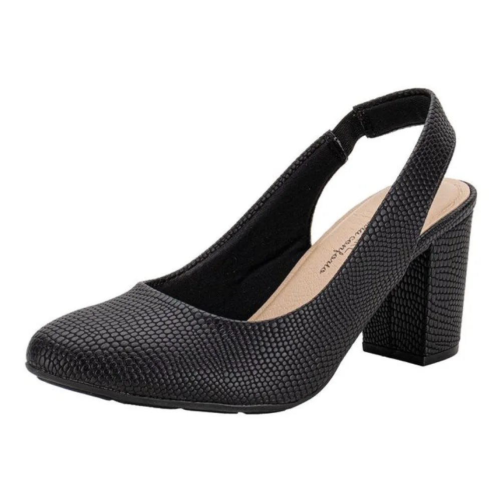 Sapato Feminino Salto Grosso Modare 7377120 PRETO 36