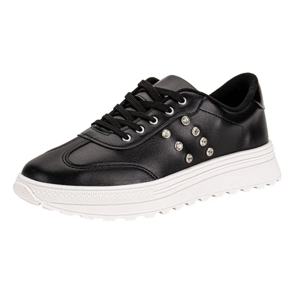 Tênis Feminino Casual Moleca 5809103 PRETO 34