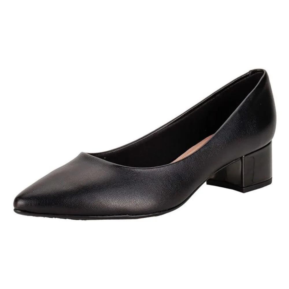 Sapato Feminino Salto Grosso Beira Rio 4182200 PRETO 34