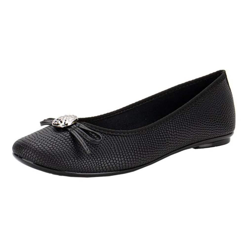 Sapatilha Feminina Flat Moleca 5726135 PRETO 34