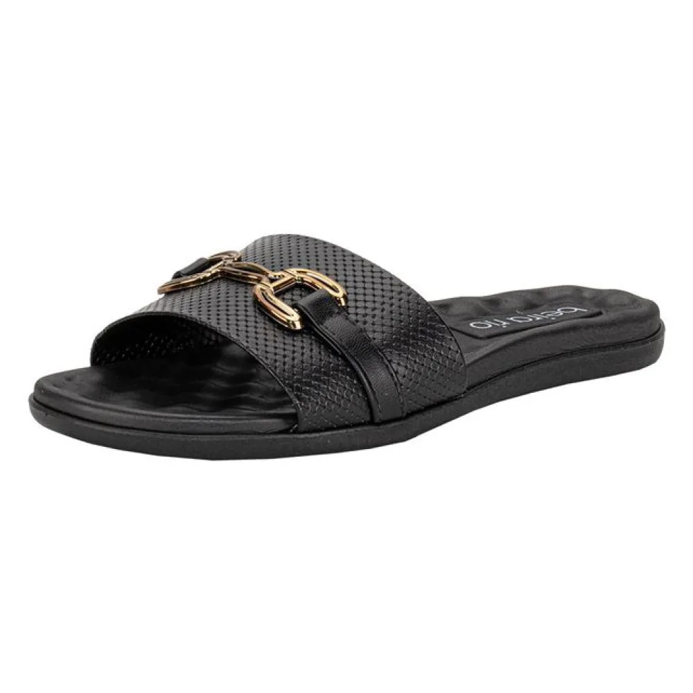 Tamanco Feminino Flat Beira Rio 8360362 PRETO 35