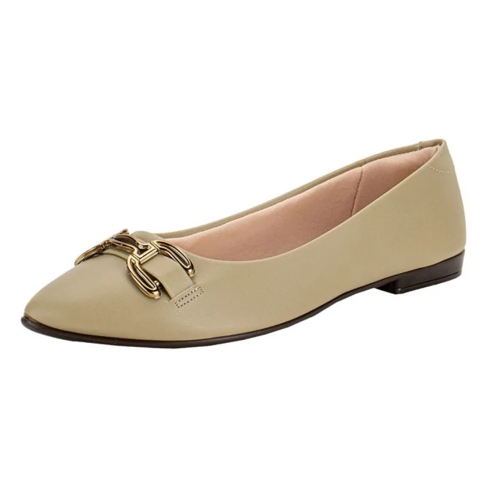 Sapatilha Feminina Flat Beira Rio 41361113 OLIVA 34