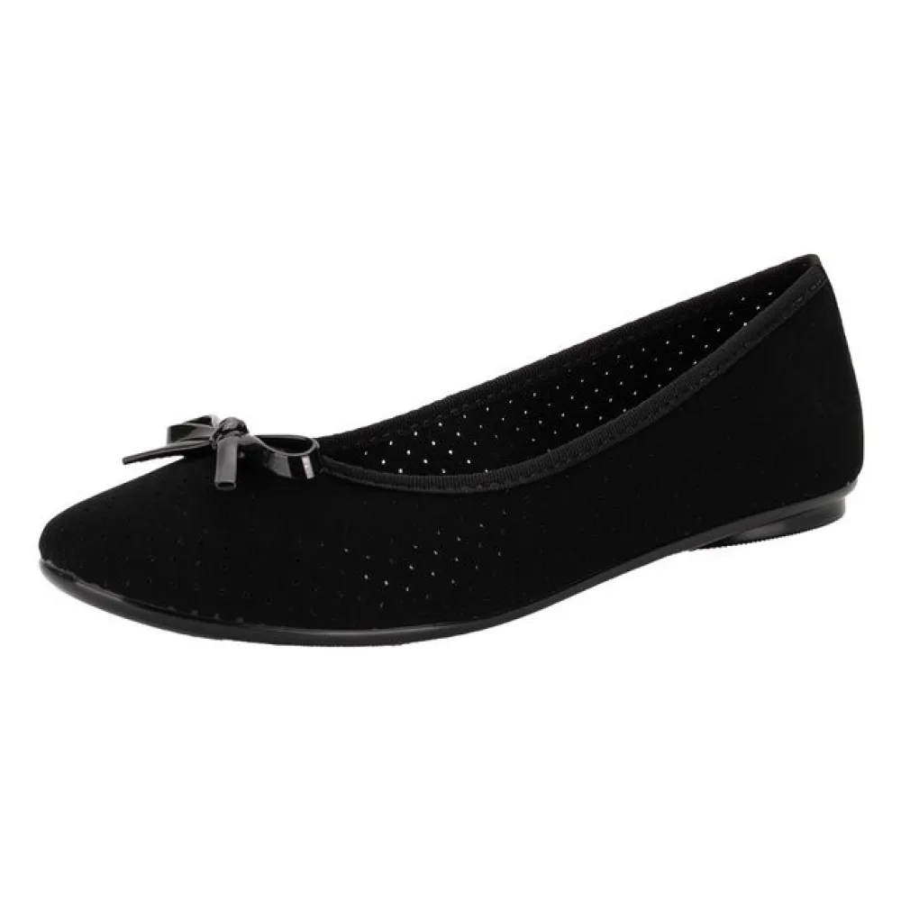 Sapatilha Feminina Flat Moleca 5726115 PRETO/NOBUCK 34
