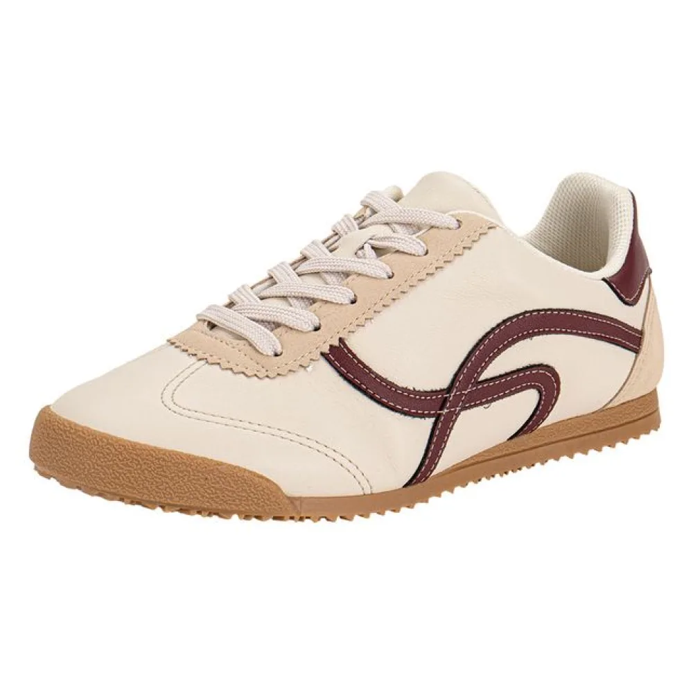 Tênis Feminino Casual Piccadilly 906001 BEGE/VERMELHO 34