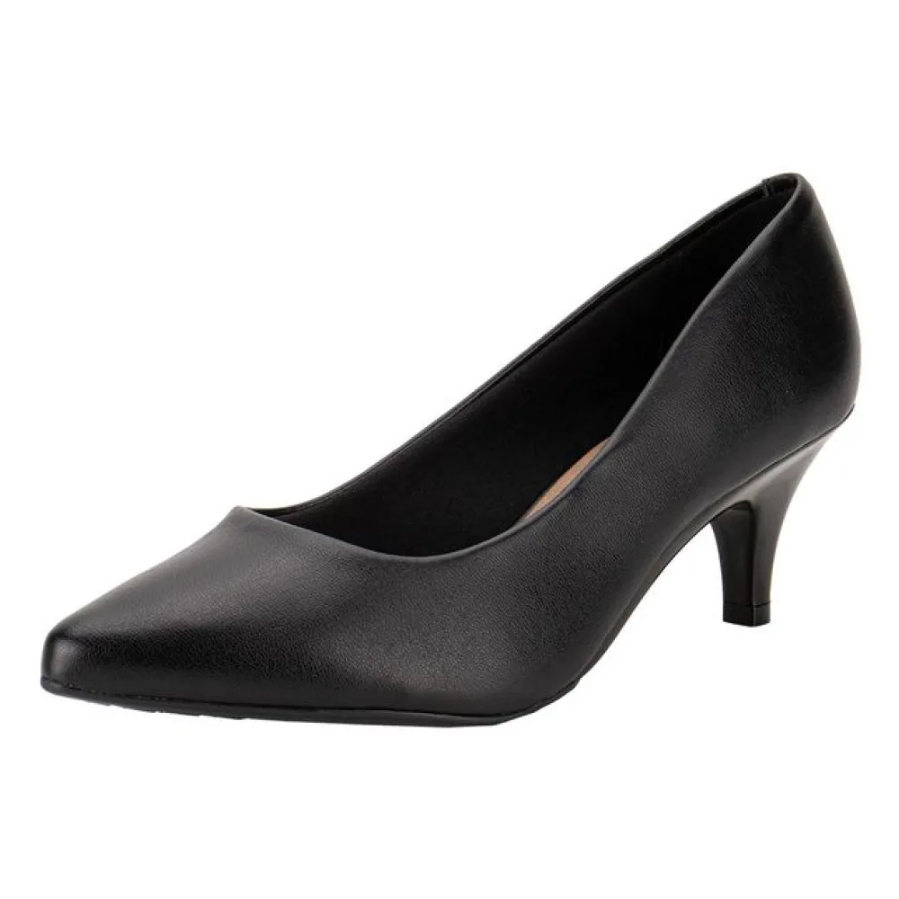 Scarpin Feminino Salto Fino Beira Rio 40761350 PRETO 34