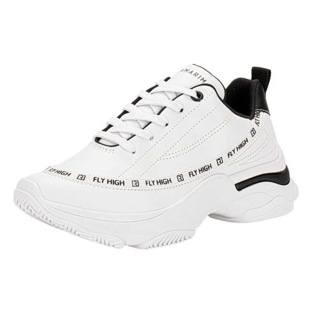 Tênis Feminino Chunky Ramarim 2574201 BRANCO/PRETO 34