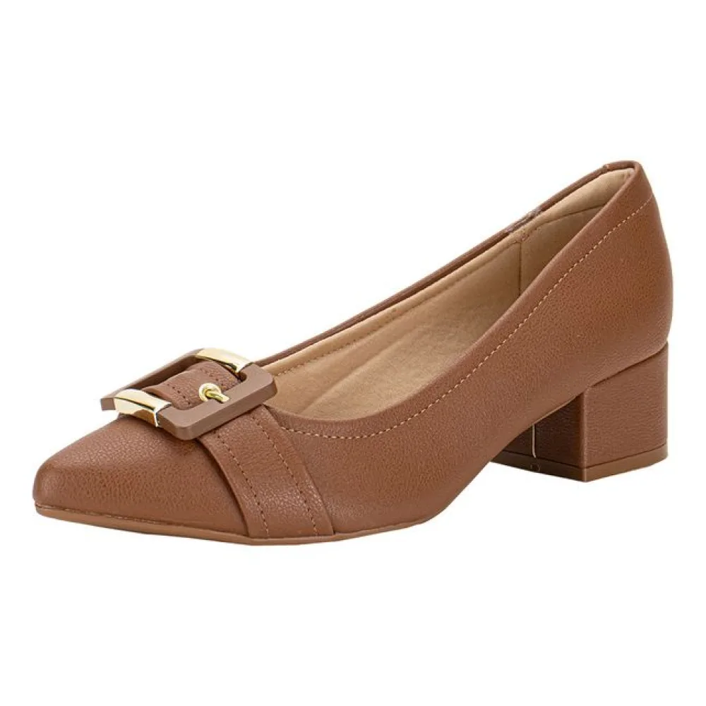 Sapato Feminino Salto Grosso Modare 7340133 CHOCOLATE 34