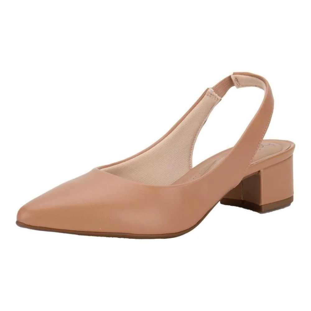 Sapato Feminino Salto Grosso Beira Rio 4182220 SALMÃO 01 34