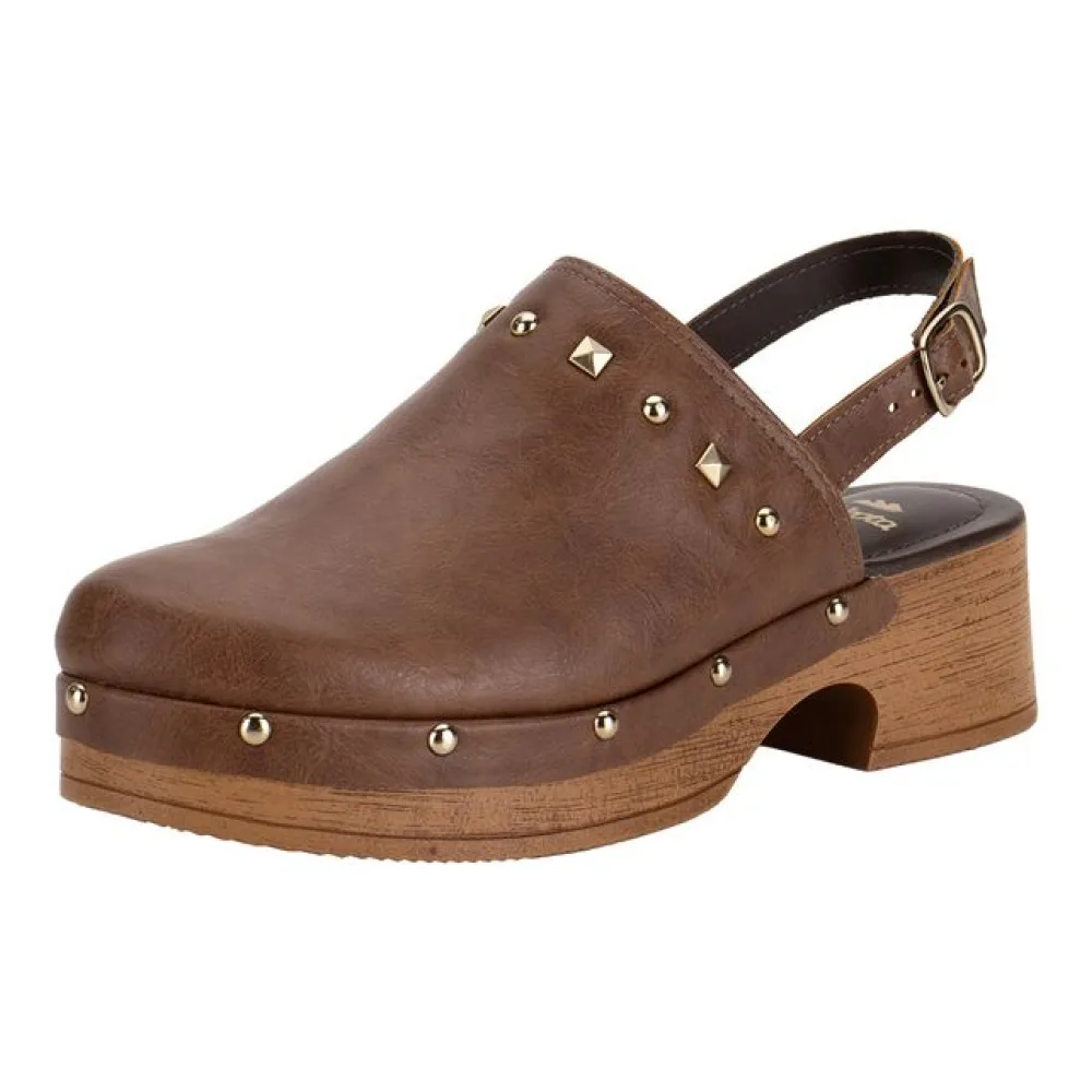 Sapato Feminino Salto grosso Dakota D0102 CAFÉ 35