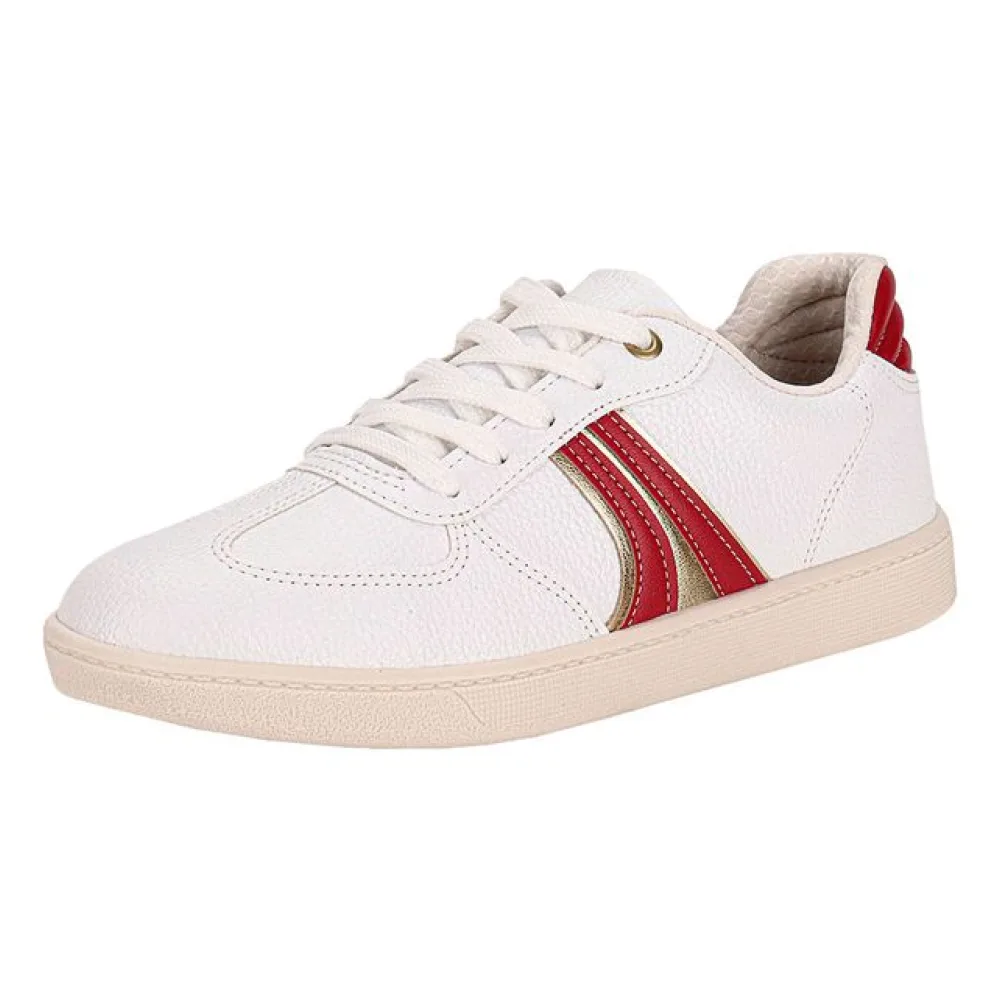 Tênis Feminino Casual Beira Rio 4313105 BRANCO/VERMELHO 34