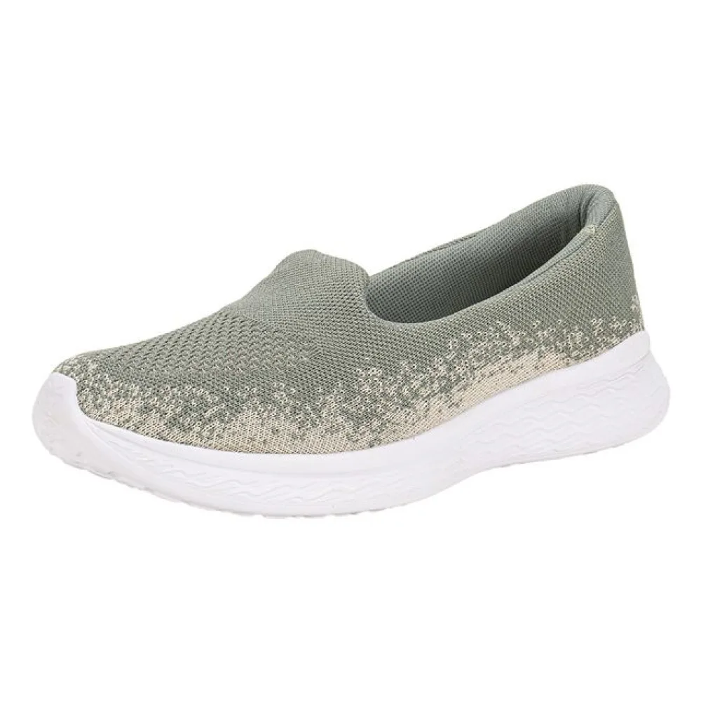 Tênis Feminino Slip On Seas Rainha RA0114 VERDE 34