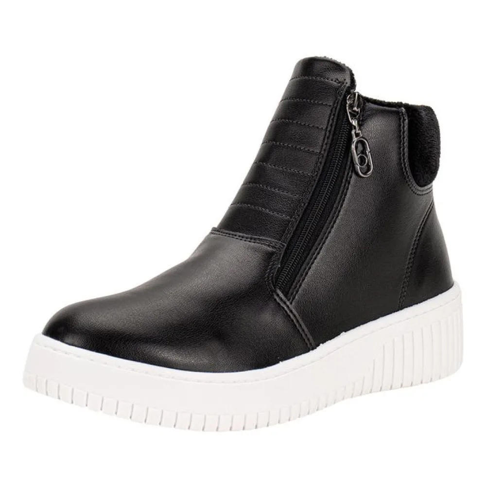 Tênis Feminino Abotinado Beira Rio 4316112 PRETO 34