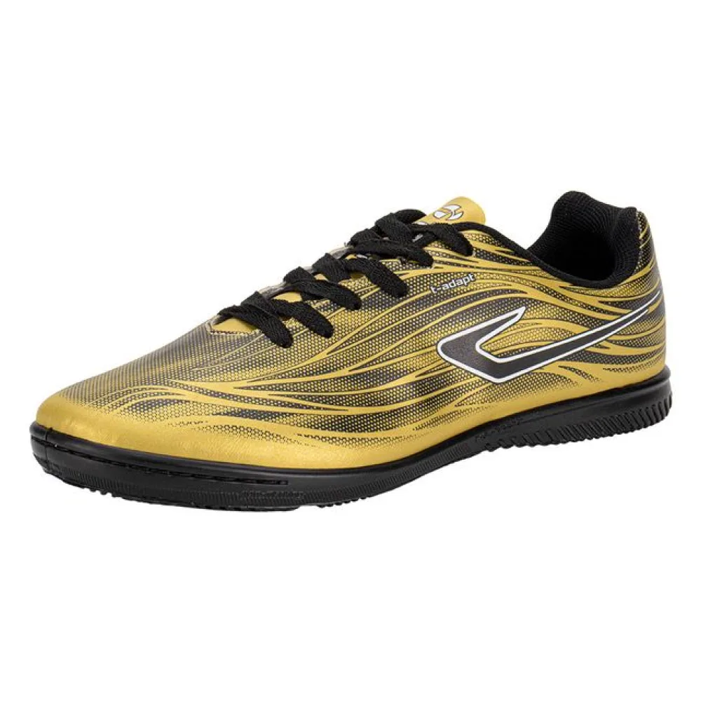 Chuteira Futsal Slick V Topper TP0492 OURO 38