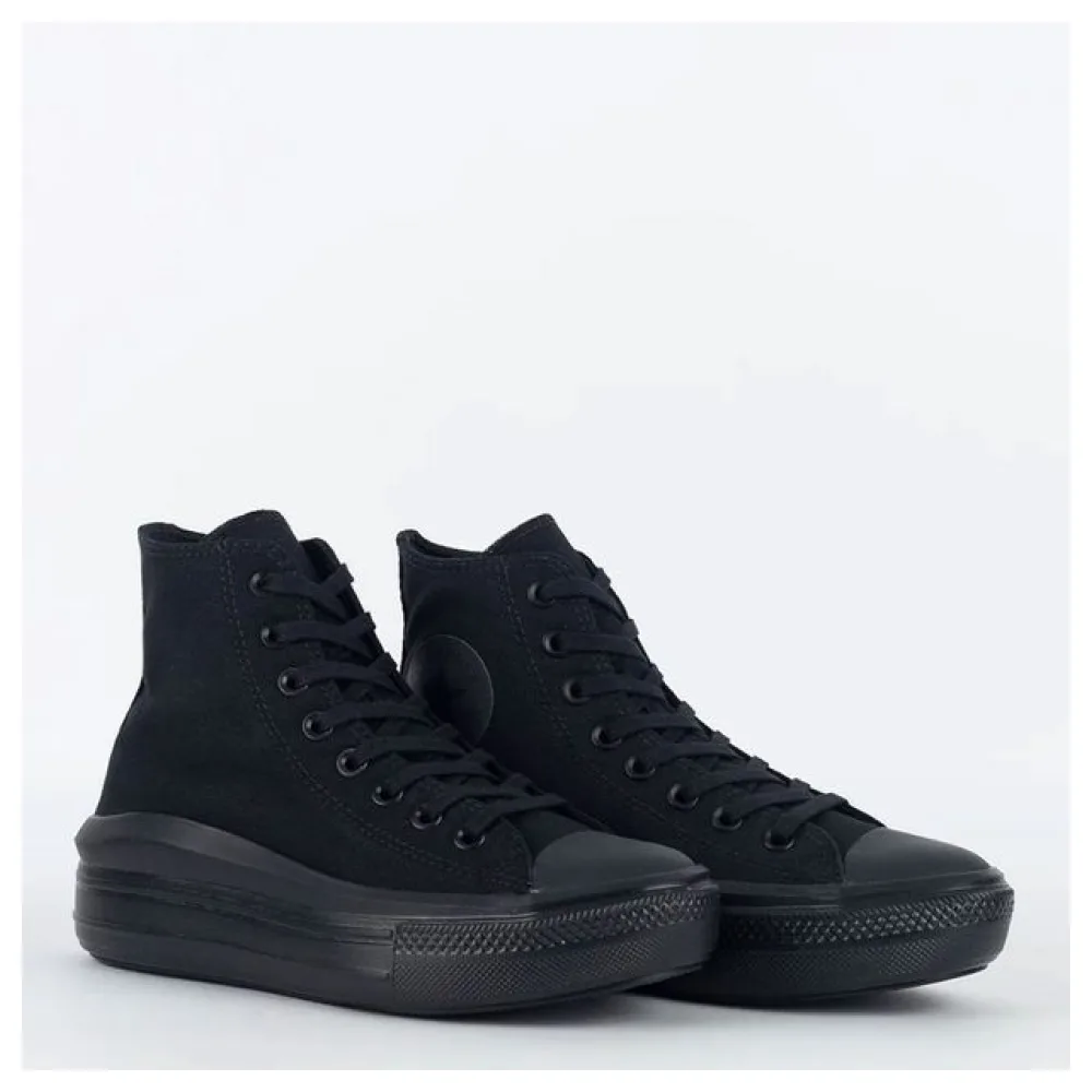 Tênis Chuck Taylor All Star Move Hi Monochrome Dark Converse CT2437 PRETO 37