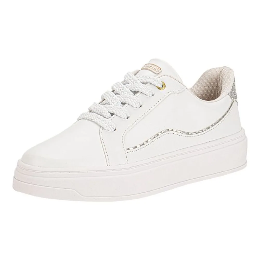 Tênis Feminino Casual Beira Rio 4305114 BRANCO/CINZA 34