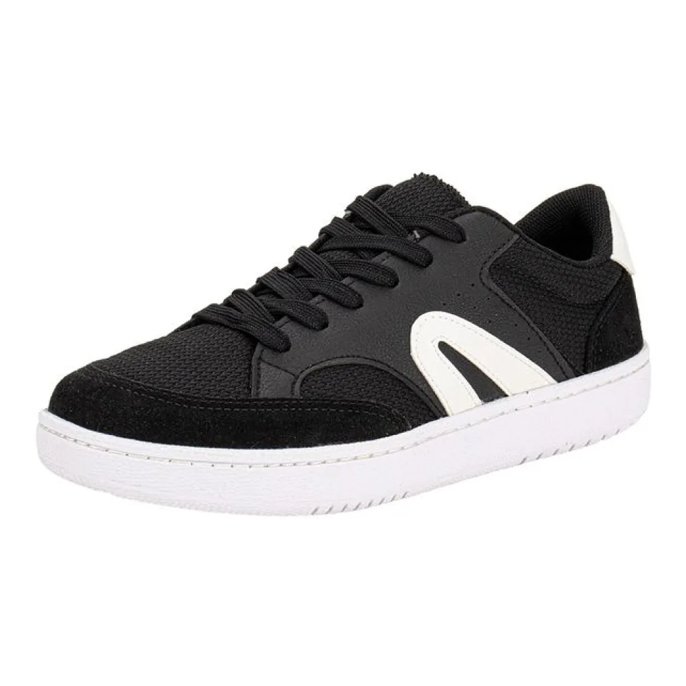Tênis Casual Castle II Rainha RA0330 PRETO/BRANCO 39
