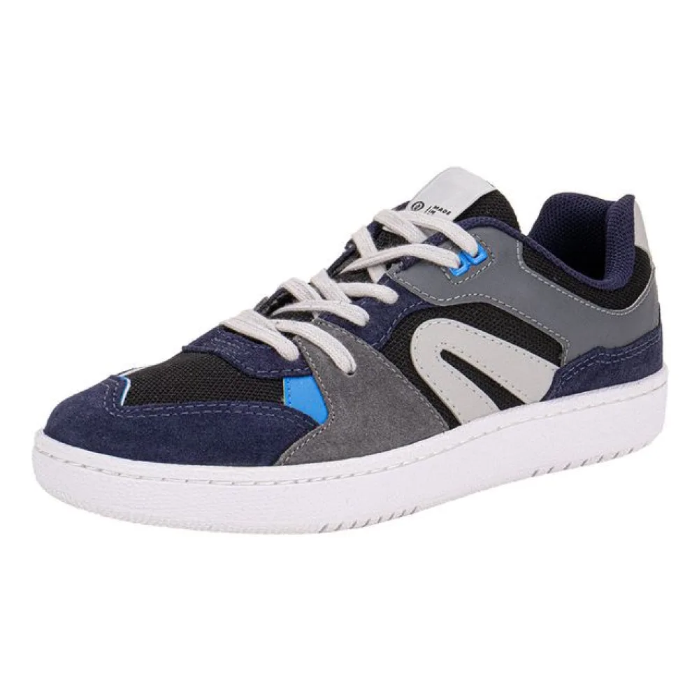 Tênis Masculino Casual Tower Rainha RA0258 CINZA/AZUL 35