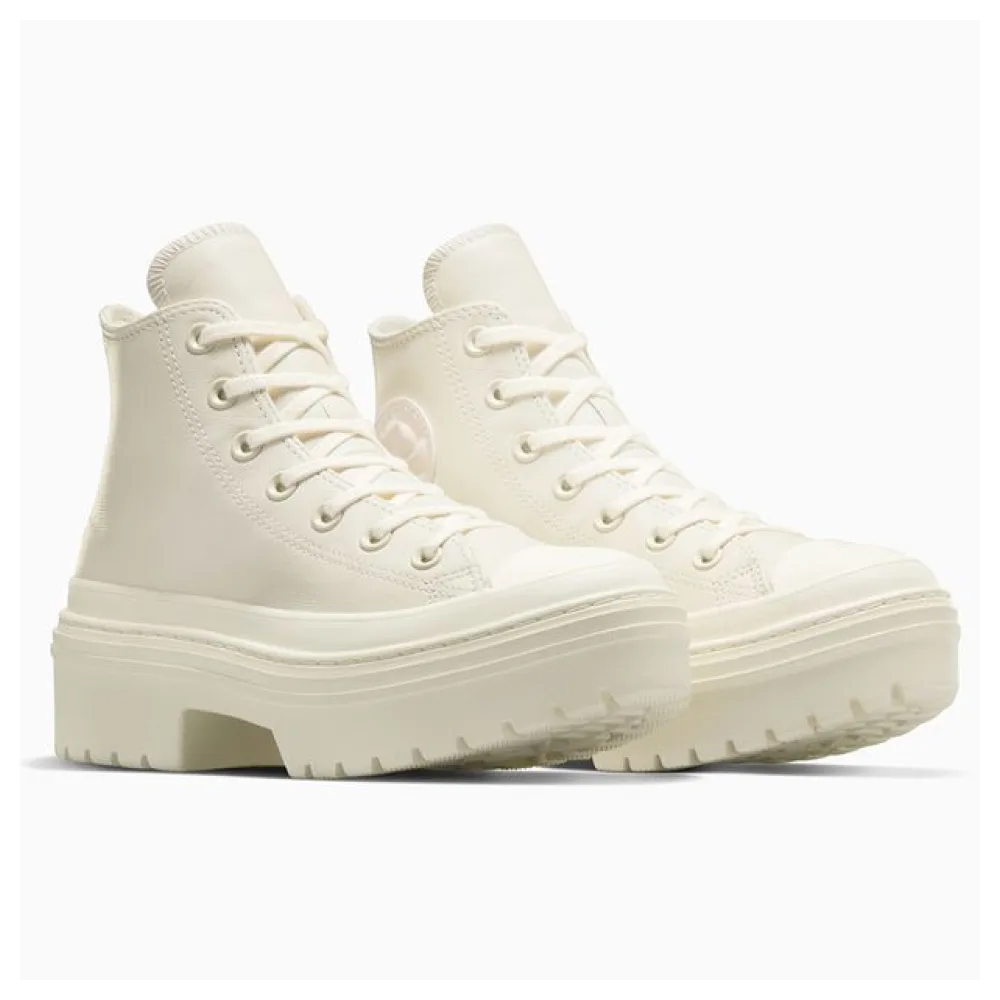 Tênis Chuck Taylor All Star Lugged Heel Leather Platform Converse A10369C MARFIM 33