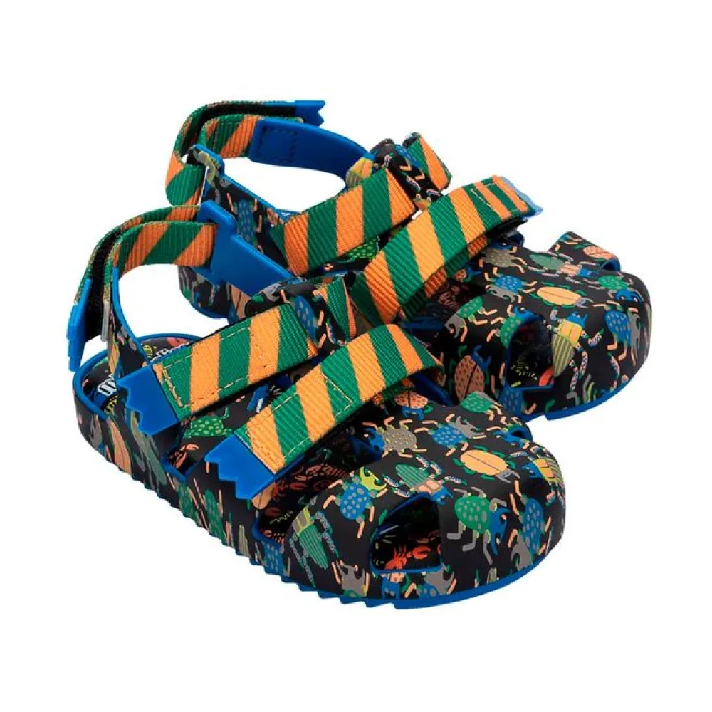 Mini Melissa Ioiô + Fábula Baby 33768 PRETO/AZUL 19