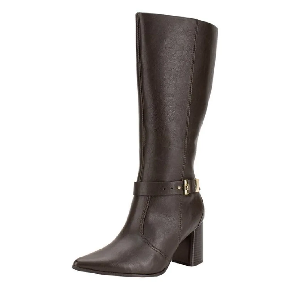 Bota Feminina Cano Alto Ramarim 2568131 CAFÉ 34