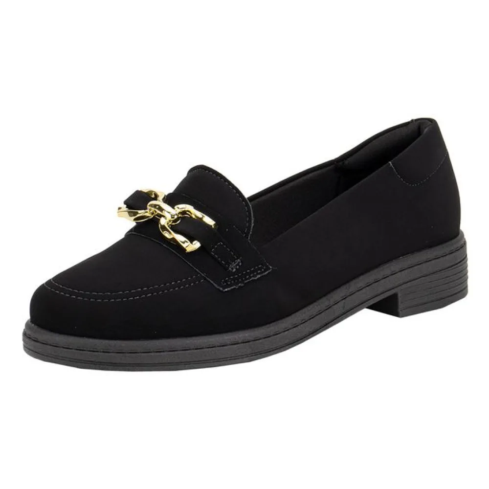 Mocassim Feminino Beira Rio 4312110 PRETO/NOBUCK 34