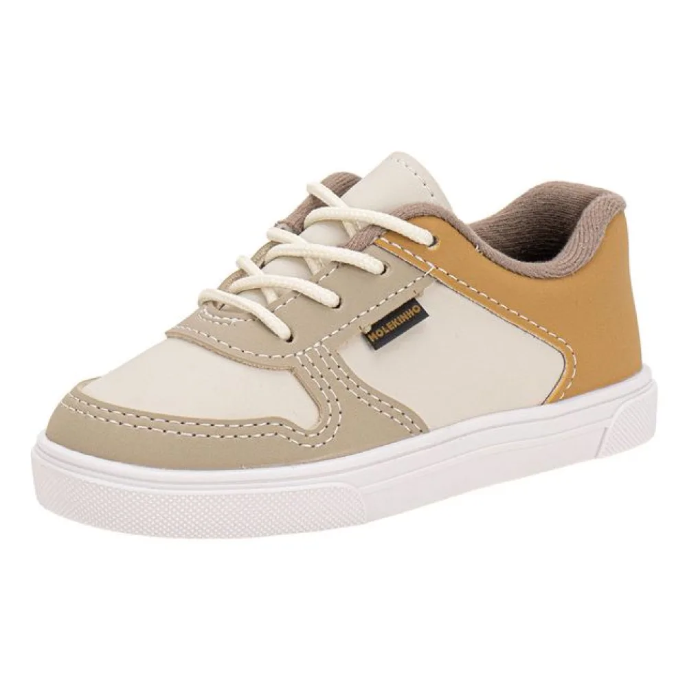 Tênis Infantil Masculino Baby Molekinho 2133176 BEGE 20