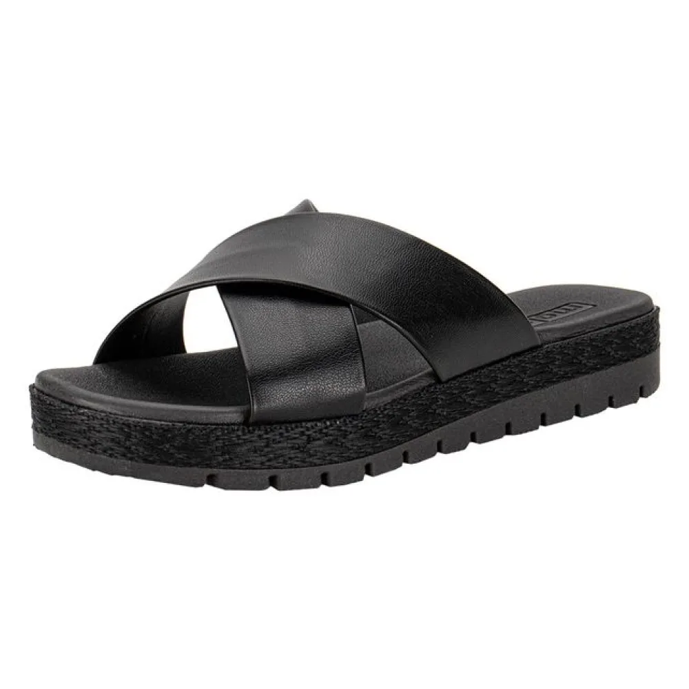 Tamanco Feminino Flat Moleca 5539104 PRETO 34