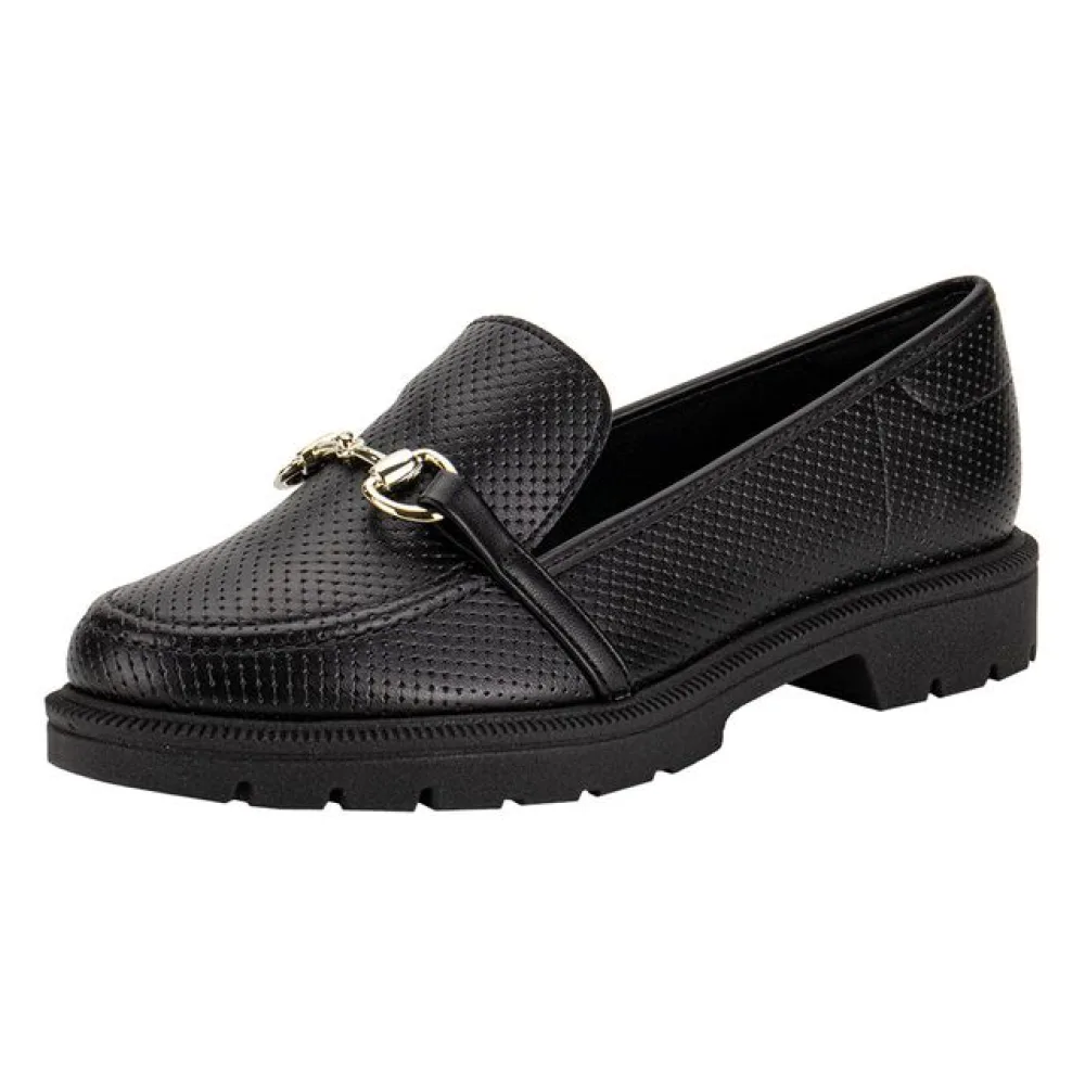 Mocassim Feminino Beira Rio 4283104 PRETO 01 37