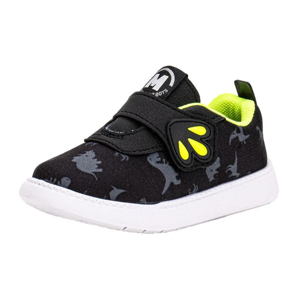 Tênis Infantil Masculino Baby Molekinho 2635106 PRETO/VERDE 20