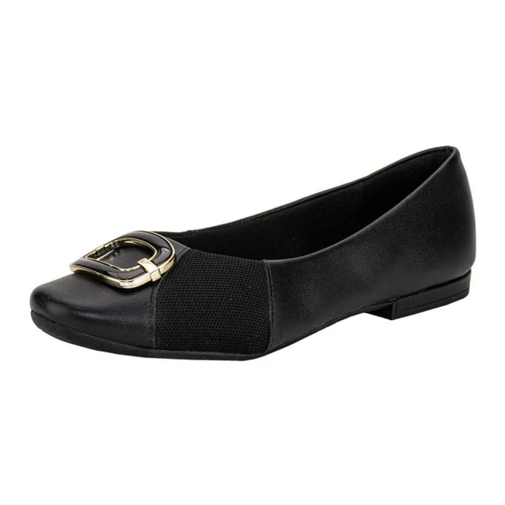 Sapatilha Feminina Flat Usaflex MM0104 PRETO 34