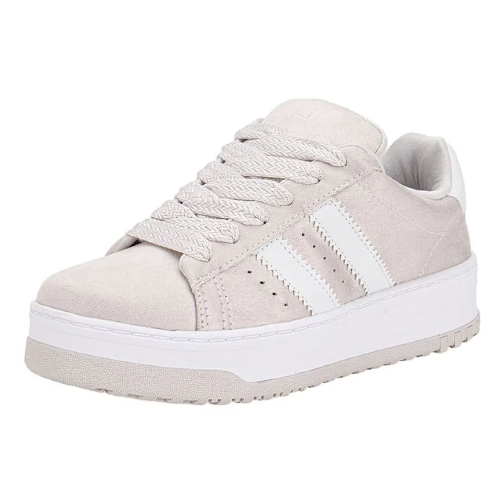 Tênis Feminino Casual Ramarim 2599201 BRANCO/CINZA 35