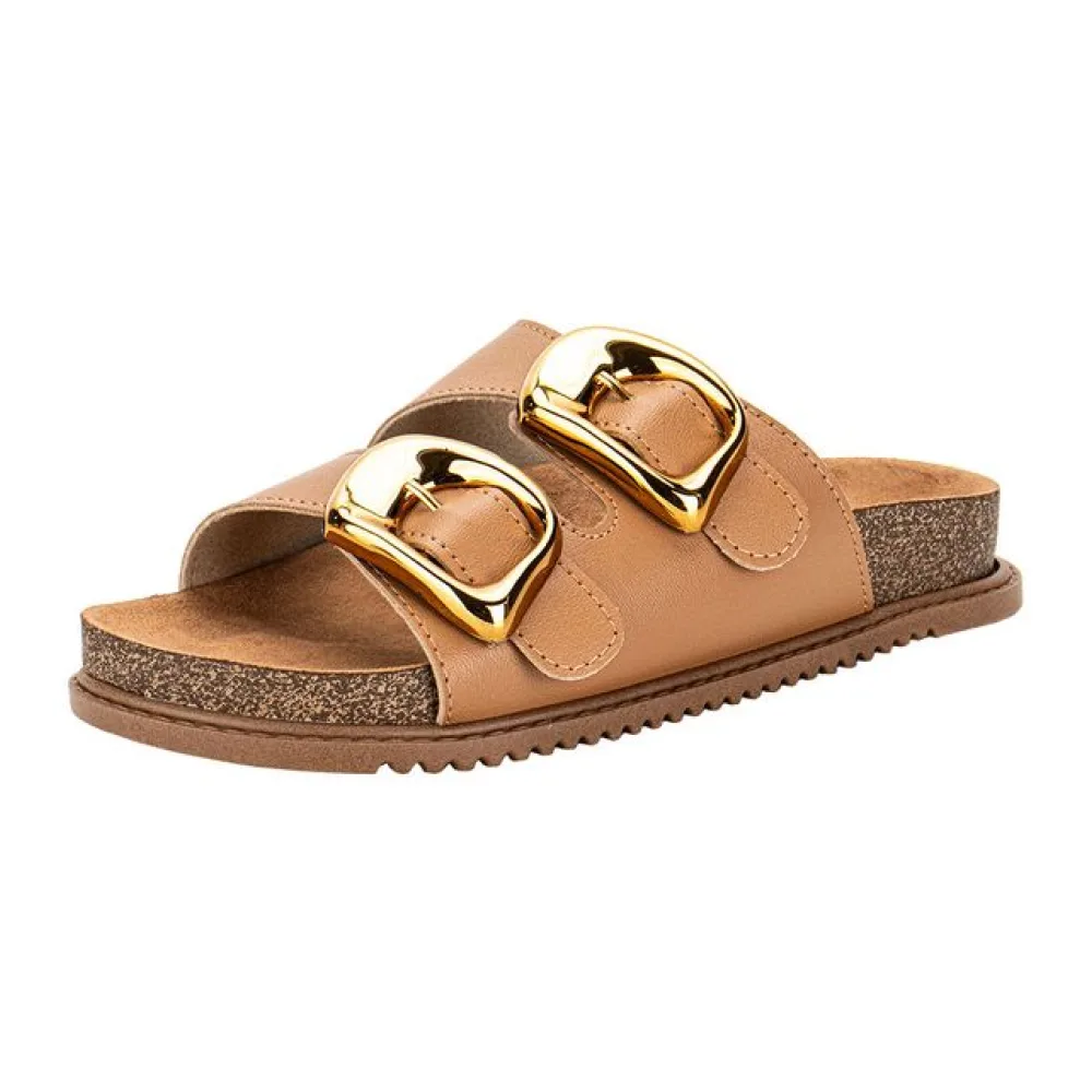 Sandália Feminina Conforto Beira Rio 8523116 CAMEL 34