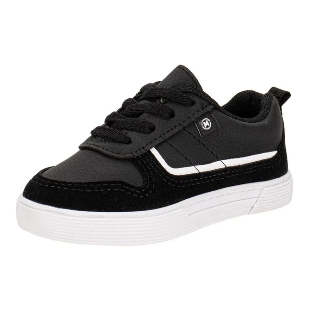 Tênis Infantil Masculino Baby Molekinho 2136164 PRETO/BRANCO 19