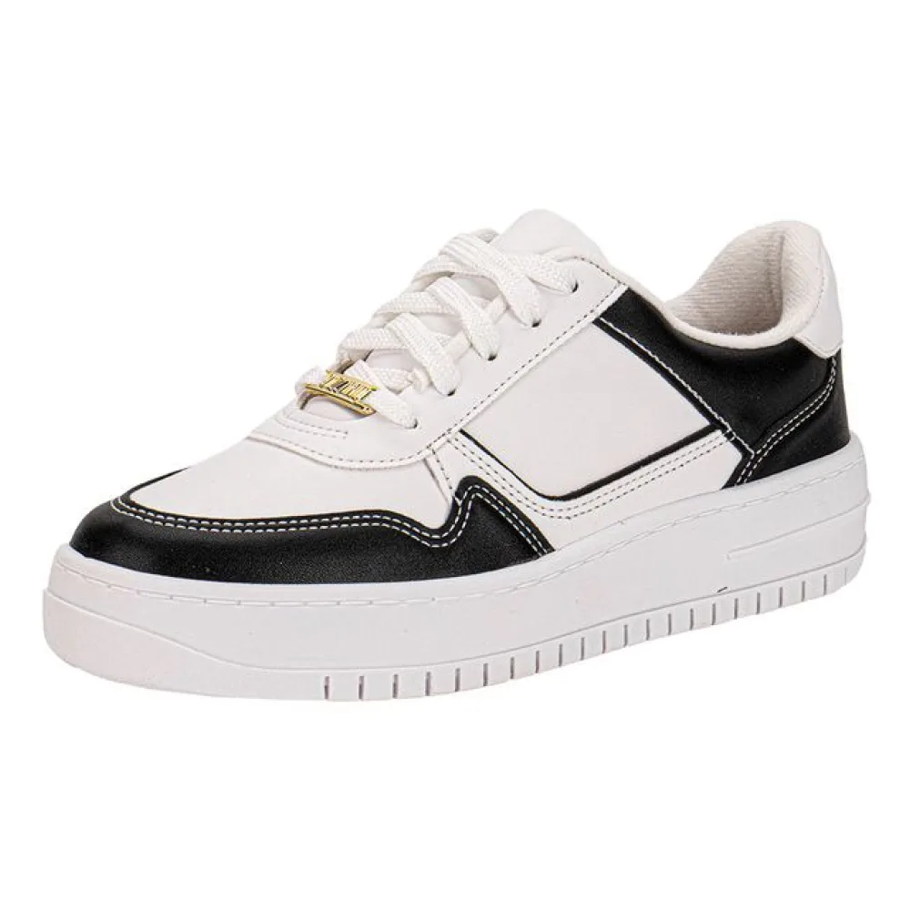 Tênis Feminino Casual Vizzano 1389120 PRETO/BRANCO 34