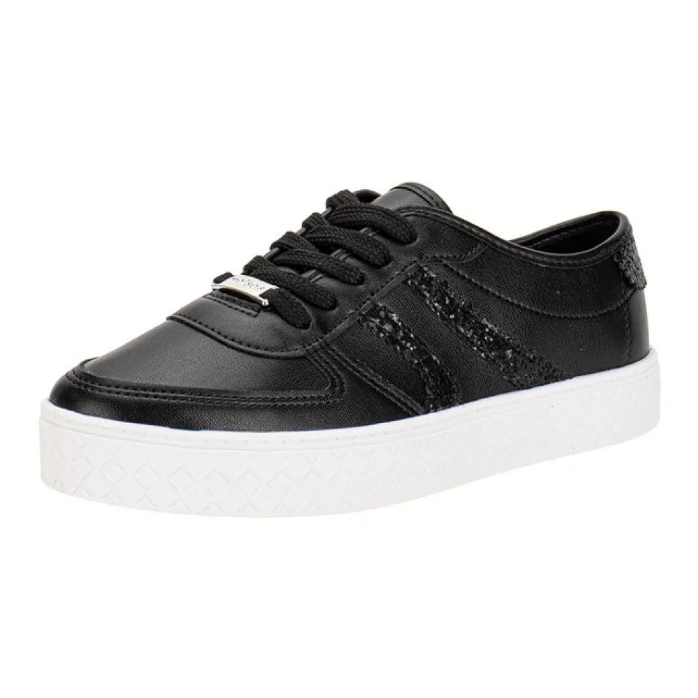 Tênis Feminino Casual Moleca 5712330 PRETO 33