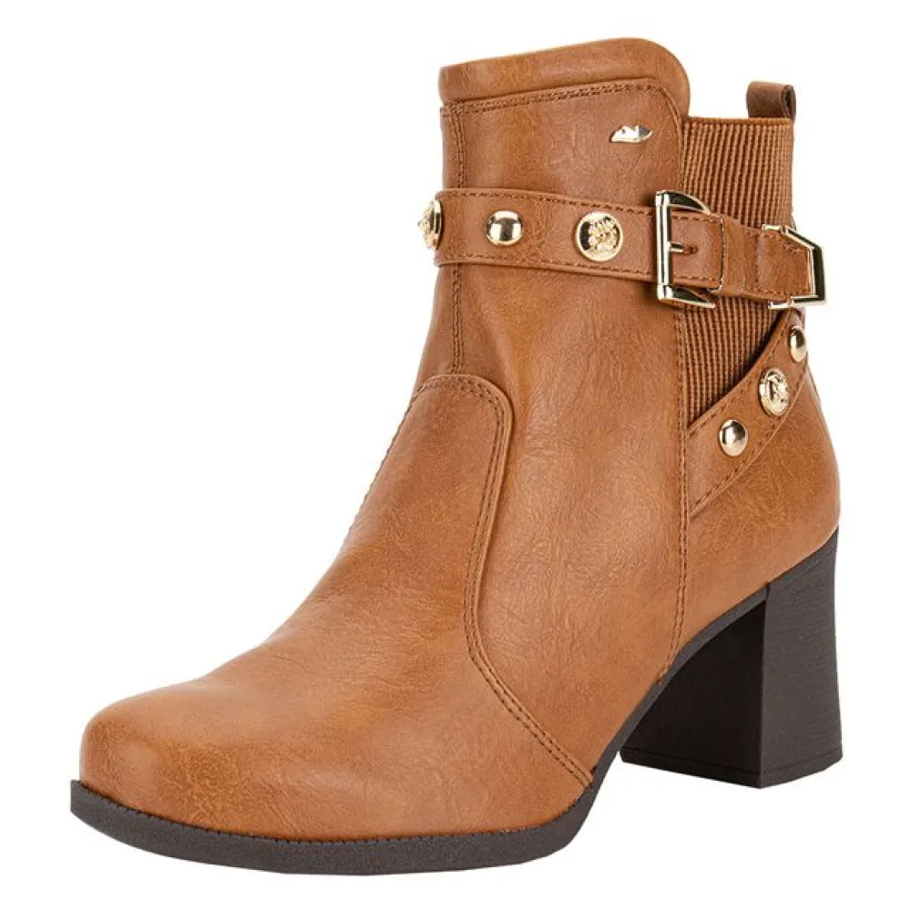 Bota Feminina Cano Baixo Dakota DA971 CARAMELO 34