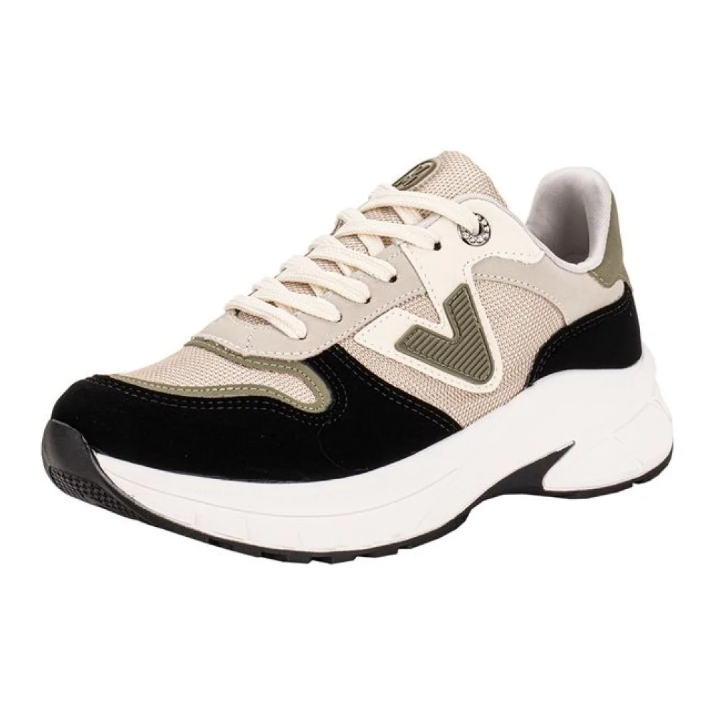 Tênis Feminino Via Marte 240005 PRETO/VERDE 34