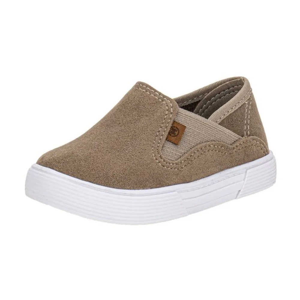 Tênis Infantil Masculino Slip On Molekinho 2136172 BEGE 19