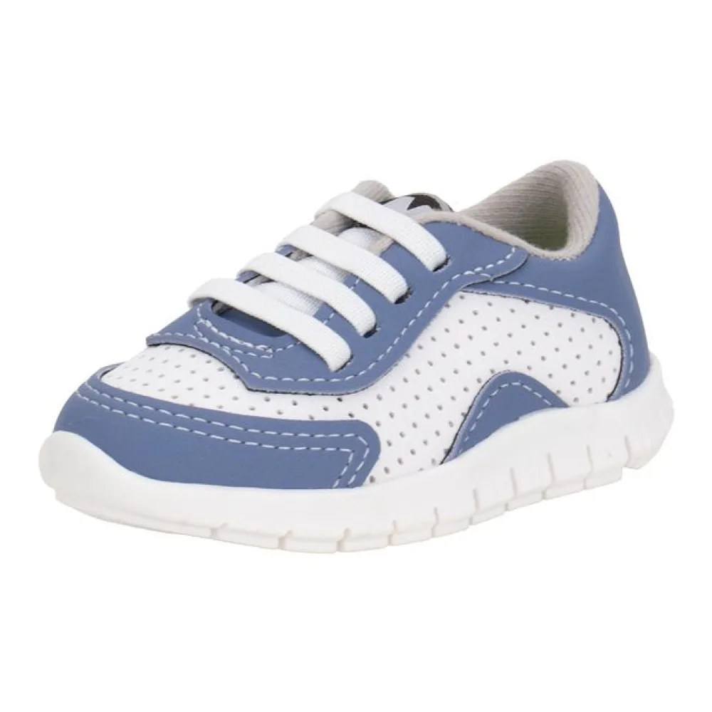 Tênis Infantil Masculino Baby Molekinho 2643102 BRANCO/AZUL 19