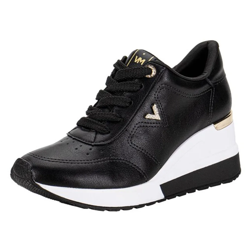 Tênis Feminino Via Marte 046010 PRETO/BRANCO 34
