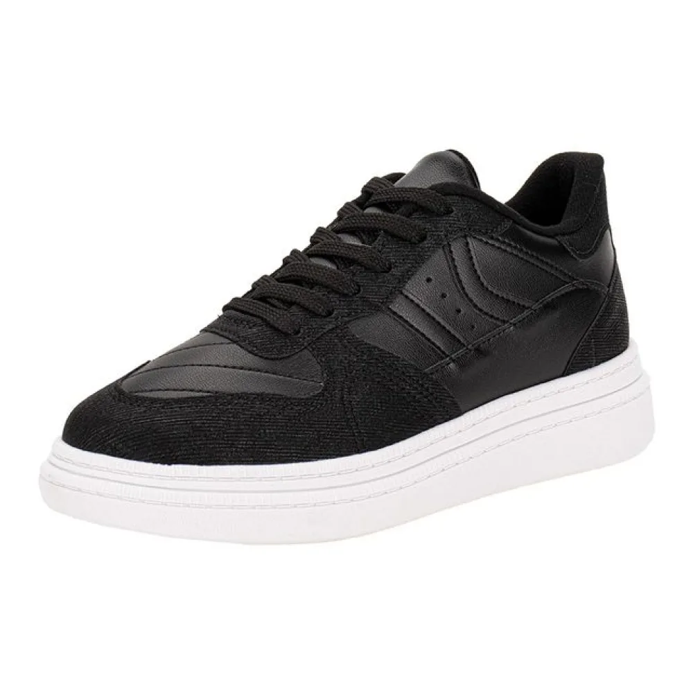 Tênis Feminino Casual Moleca 5816101 PRETO 34