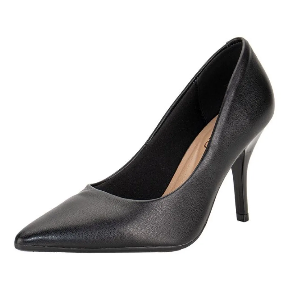 Scarpin Feminino Salto Fino Beira Rio 41221400 PRETO 37