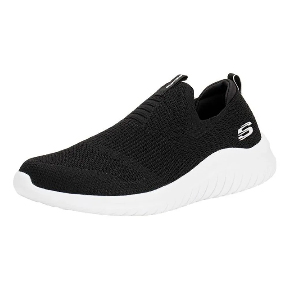 Tênis Masculino Slip On Ultra Flex 2.0 Skechers - 0232106 PRETO/BRANCO 44